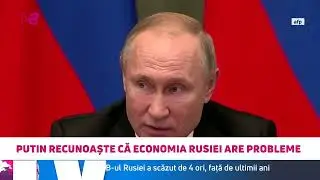 Putin recunoaște că economia Rusiei are probleme