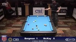2015 USBTC 8-Ball: Justin Bergman vs Sean McKay (Semi-Final!)
