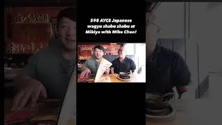Eating with Mike Chen at Mikiya in Las Vegas