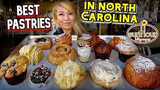 The BEST PASTRIES IN North Carolina!! at the Sunflour Baking Company in Charlotte, NC! #RainaisCrazy