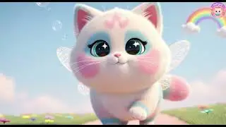 The Rainbow That Followed Me Home 🌈🏠 | Puffy Cat&rsquo;s Magical & Colorful Rhyme for Kids 🐱🎶✨