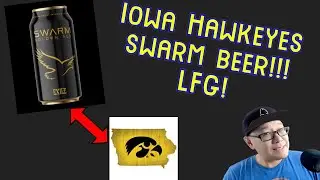 Iowa Hawkeyes Collective & Exile Brewery Join FORCES! New Swarm Beer! #iowahawkeyes #beer #hawkeyes