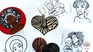 🌹Unity is Live Finishing up DIY Earrings & New Stencils Umi (Mother) King & Queen Stencils