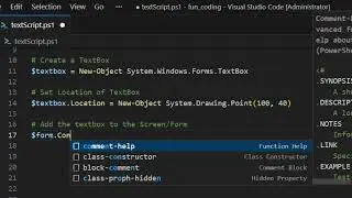 12 Enter data and Display Message with Button: Tutorial 12 PowerShell GUI