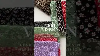 %100 Viskon Kumaş Modelleri