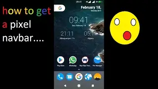 how to get a pixel nav bar