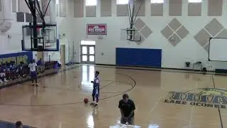Basketball Taking a Charge