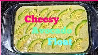 Creamy and Cheesy Avocado Graham Float / Easy Recipe