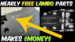 Selling CHEAP Lamborghini Parts Lowers Cost of Salvage Rebuild Project! Make Money doing THIS