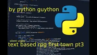 text based rpg first town pt3