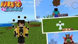 🔥 Новое дополнение NarutoCraft для Minecraft PE с невероятной анимацией | Мод 1.21.131