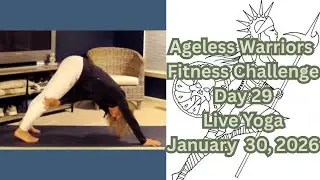 Day 29 Ageless Warrior Fitness Challenge Live Yoga