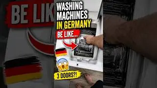 Washing Machines in Germany Be Like&hellip; 🇩🇪🌀 #cultureshock