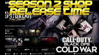 Black Ops : Cold War - When Will The SEASON 2 SHOP Update? Exact Release Time!