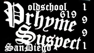 Prhyme Suspect Rhymin' for a Reason 1991 from San Diego, CA  Earthquake Productions