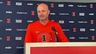 Western Michigan week: Illini OC Barry Lunney Jr. press conference