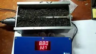 Measuring tea moisture with the FIZEPR-SW100.30.2 sensor (laboratory cuvette)