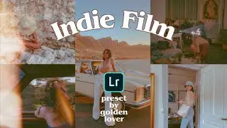 Indie Film Preset | How to edit-Lightroom Tutorial | vintage, retro, polaroid, disposable | Free DNG