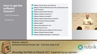 Michael Letschin - Software Defined Home Lab   One box does it all