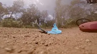 First lap of Omeo Bike Park - Crash 
