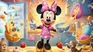 Minnie Mouse&rsquo;s Messy Kitchen Adventure &ndash; A Cute and Funny Cooking Surprise!