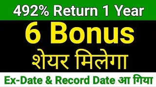 company announced bonus | Upcoming bonus stocks | 6:5 Bonus | Bonus March 2022 @Stock Leader