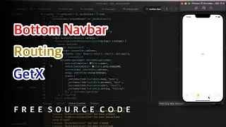 Flutter Tutorial - Bottom Navigation Bar With GetX Page Routes