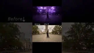 Scene enhanced through subtle VFX magic.#beforeafter #aftereffects #vfx #filmmakers