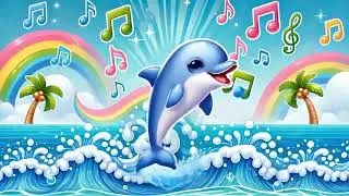 Dancing Dolphin Splash! 🐬💦 | Fun Ocean Song for Kids | Preschool Dance & Movement Song 🎶
