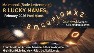 February 2026 Predictions Lunar Eclipse, Ramadan & 8 Lucky Name Initials! | Astrologer  