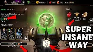I Got twenty one (21) Dragon Krystal in one (1) Minutes |The Krypt S Rank Mortal Kombat Mobile trick
