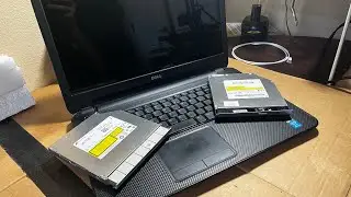 How to Change out the CD/DVD/Blu-ray optical drive on a laptop (Dell Inspiron 15-3521)!
