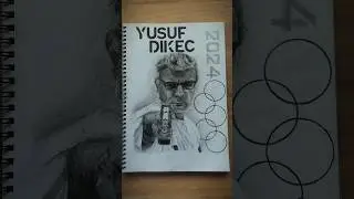 Olympic shooter Yusuf Dike&ccedil; (portrait drawing) #art #aura  #drawing #yusufdike&ccedil; #olympics
