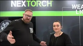 Enforce Tac 2024: Stand von Nextorch TA31 Torchlight Taschenlampe Handcuffs Handschellen HC10 Baton