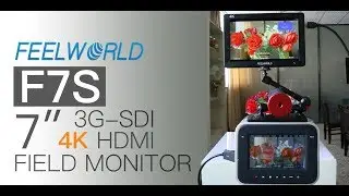 FEELWORLD F7S 7 Inch 3G SDI 4K HDMI On camera Monitor IPS Full HD 1920x1200 Rugged Aluminum Housing