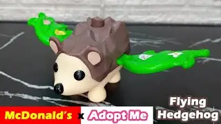McDonald's November 2025 Happy Meal x ADOPT ME - Flying Hedgehog | UNBOXING #adoptme #flyinghedgehog