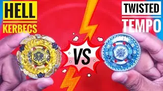 Damian vs Faust ! Hell Kerbecs vs Twisted Tempo Beyblade Metal Masters