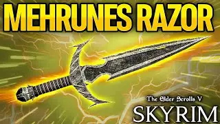 MEHRUNES RAZOR  Unique Weapon Tutorial (Skyrim Anniversary Edition)