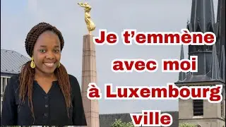 Petit tour à Luxembourg ville, Place de Metz, place d'armes, Kirchberg...