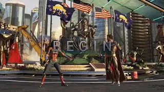 Injustice 2 Wonder Woman VS Godfall Superman Req. 1 VS 1 Fight