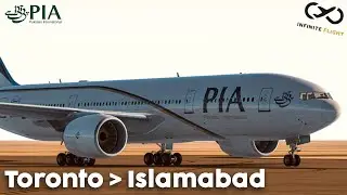 Infinite Flight Live: Pakistan| Toronto to Islamabad| Live Stream!