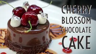 Dark Cherry Chocolate Cake