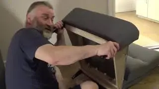 Monterar fåtölj STRANDMON från IKEA