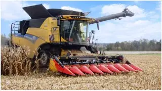 MOISSON DE MAÏS 2021 | New Holland CR 9.90