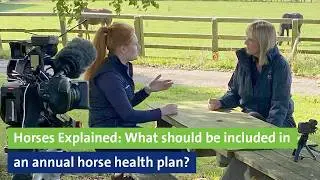 Horses Explained: What should be included in an annual horse health plan?