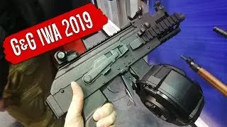 IWA 2019  - G&G. Линейка пистолетов, ADAM, АК с 9мм магазинами