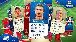 INSANE WORLD CUP SQUAD BUILDER w/ NEW ICONS AND RONALDO! | FIFA 18 WORLD CUP