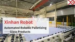 Automated KUKA Robotic Palletizing System | Glass Product Handling