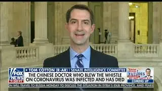 February 16, 2020: Senator Cotton Joins Sunday Morning Futures with Maria Bartiromo