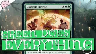 Green Does Everything! | Glorious Sunrise | Innistrad Crimson Vow Spoilers | MTG